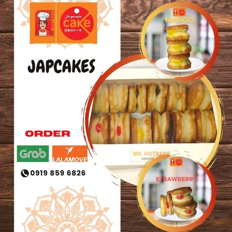 Japcake box of Japanese hotcakes